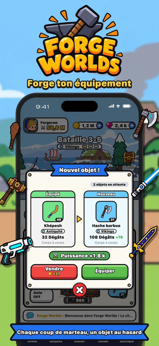 Capture d'écran de Forge Worlds n° 1