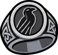 Raven Signet Ring